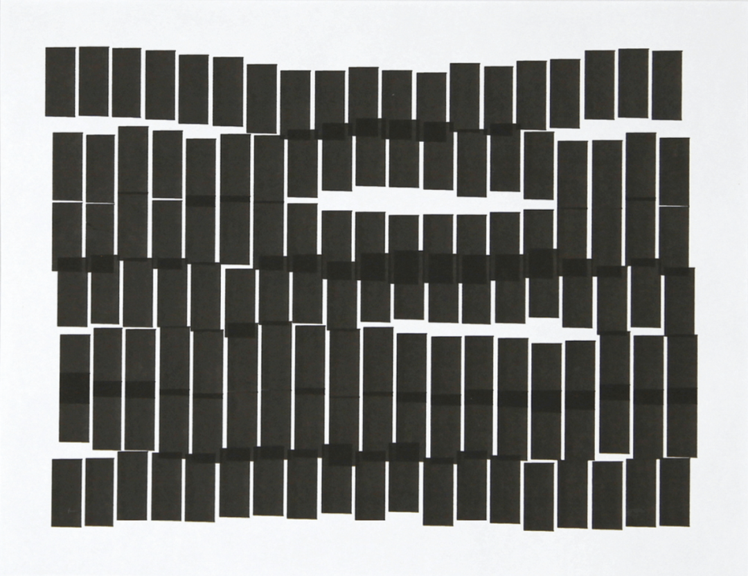 Vera Molnar, Rectangles (Ref.85H), 1983. Courtesy of the artist and Galerie Osiris